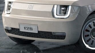 Nowy fiat 126p maluch wizualizacja nowoczesny design