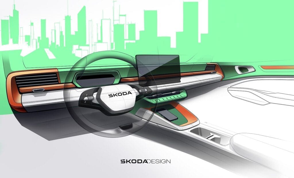 skoda epiq wnętrze