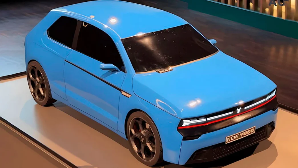 Nowe Yugo 2027 wizualizacja
