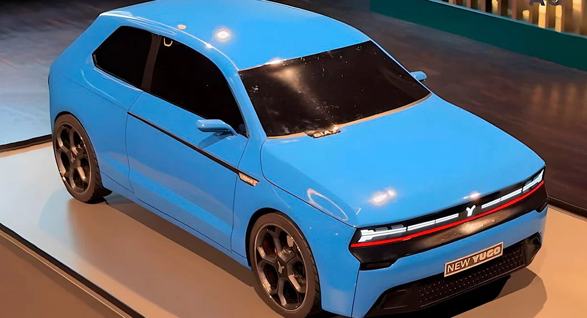 Nowe Yugo 2027 wizualizacja