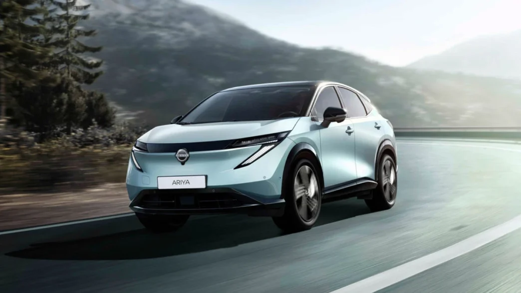 Nissan ariya 2026 v2l elektryczny suv przód