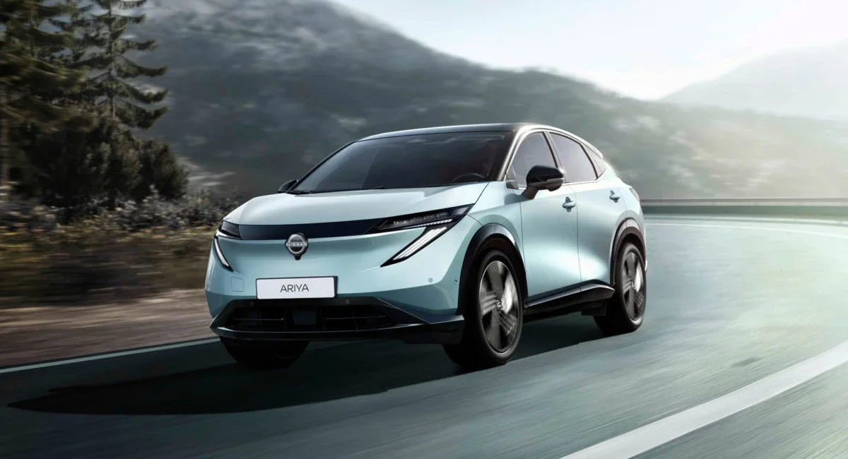 Nissan ariya 2026 v2l elektryczny suv przód