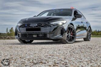 Audi A5 policja