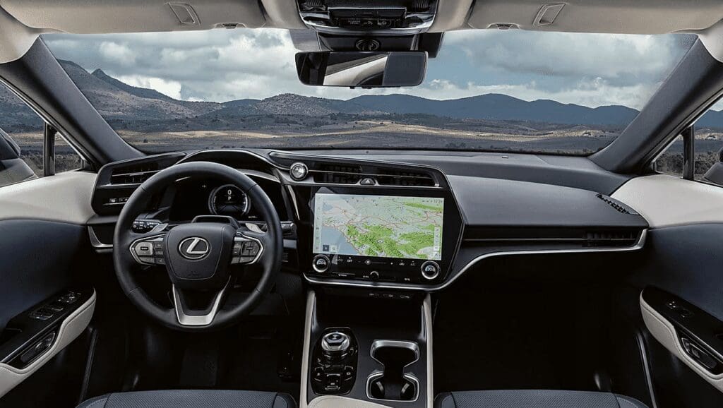Lexus RZ 450e wnętrze