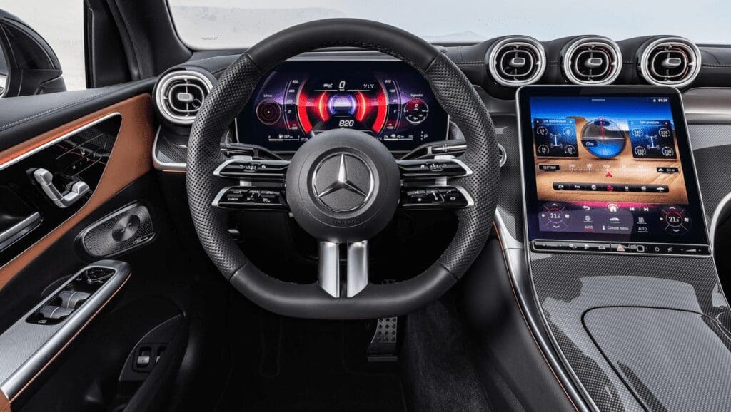 Mercedes GLC Coupe kokpit