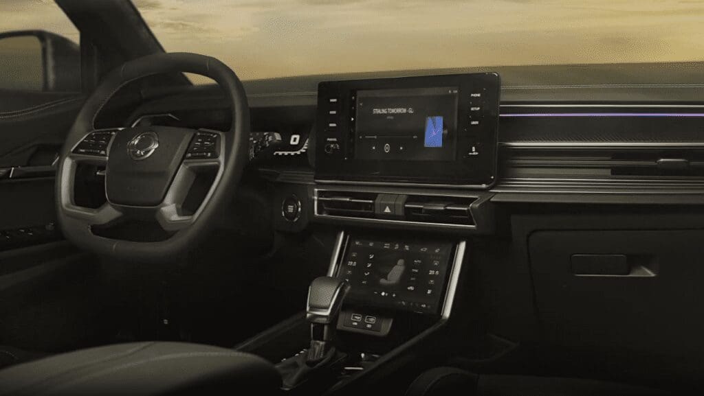 SsangYong Torres wnętrze