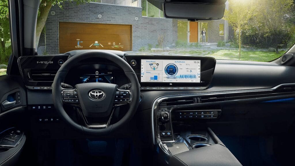 Toyota Mirai wnętrze
