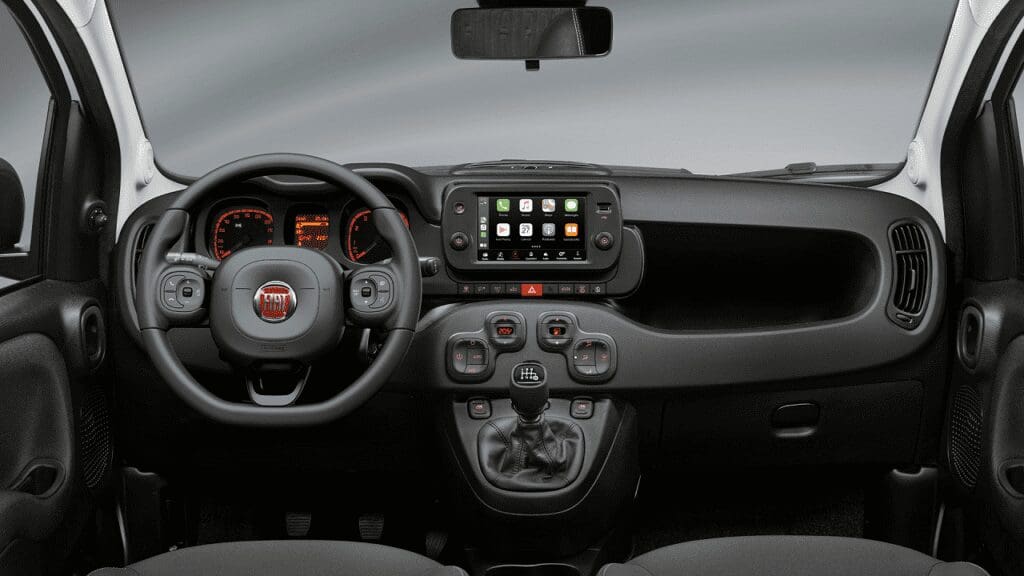 Fiat Panda wnętrze
