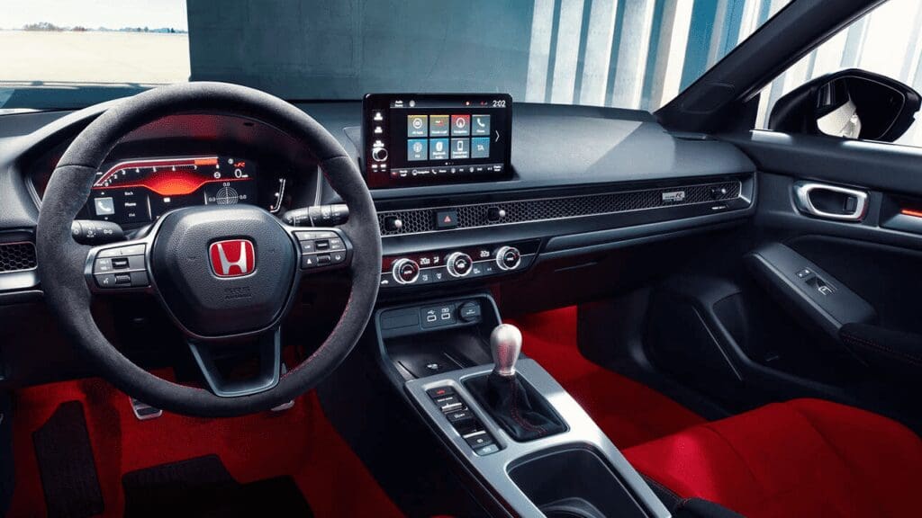 Honda Civic Type R wnętrze