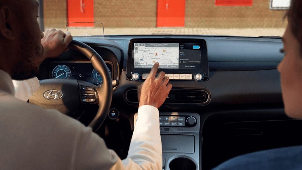 Hyundai Kona EV wnętrze