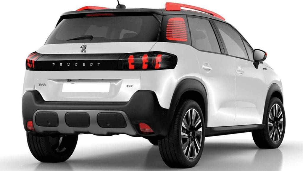 Peugeot 1008 tył