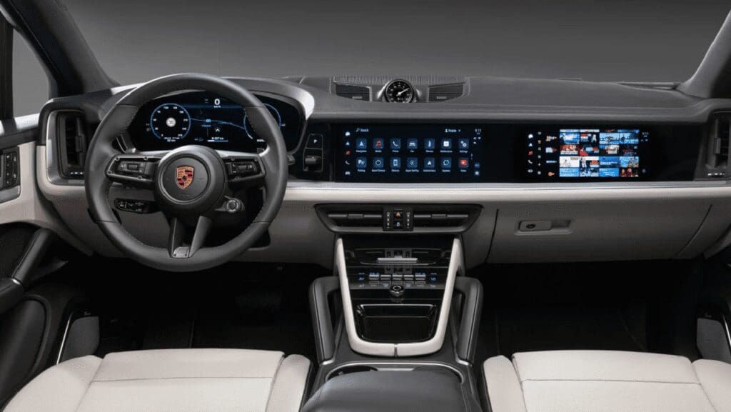 Porsche Cayenne 2024 wnętrze