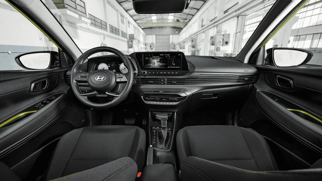 Hyundai I20 2023 wnętrze