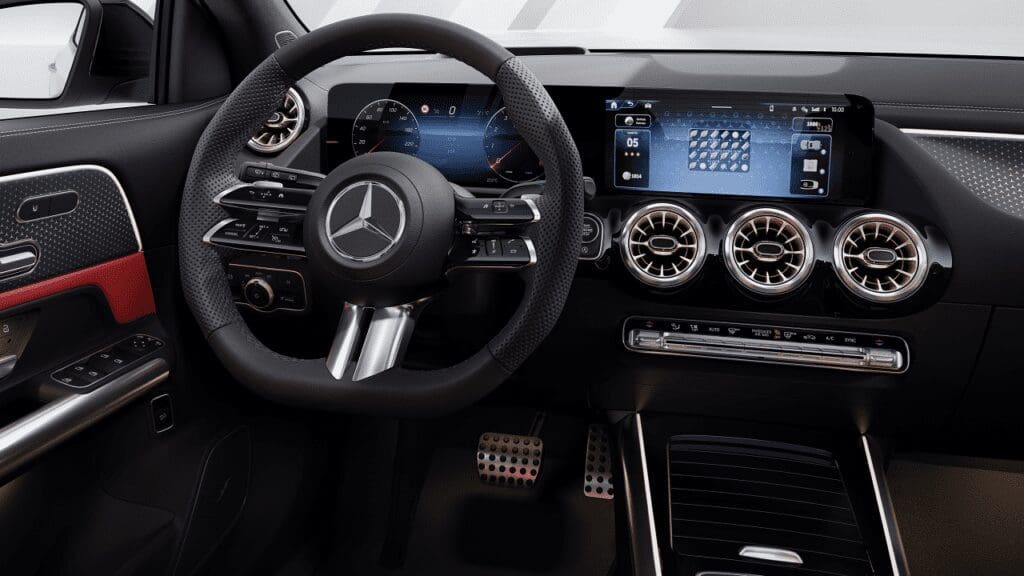 mercedes GLA 2 wnętrze