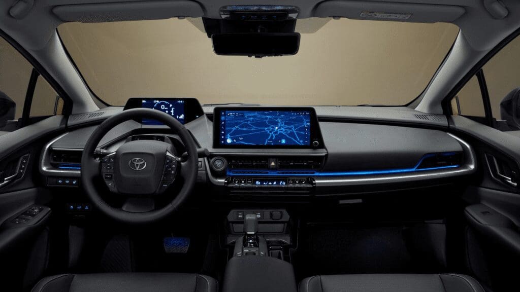 toyota prius wnętrze