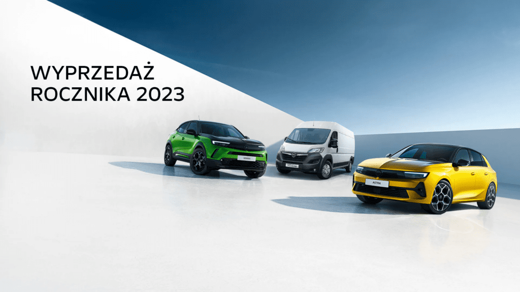 wyprzedaż rocznika 2023 Opel