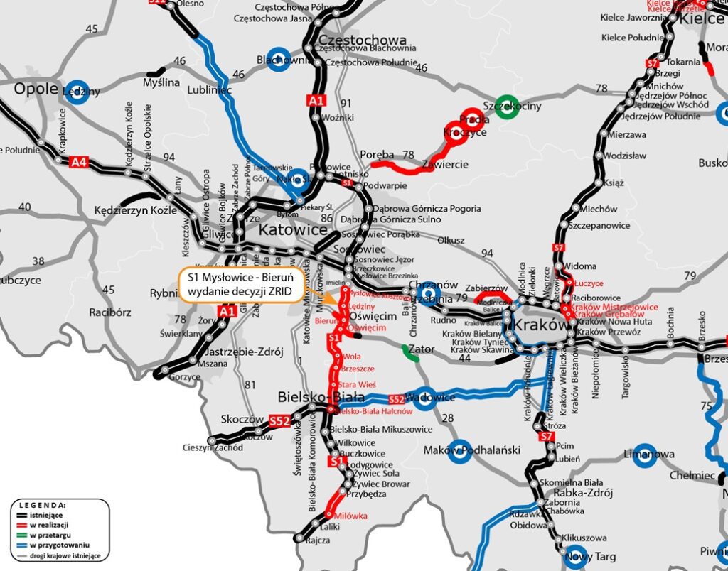 Budowa S1 od Mysłowic do Bierunia