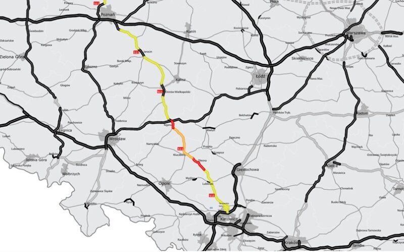 Połączenie drogi S11 z A1