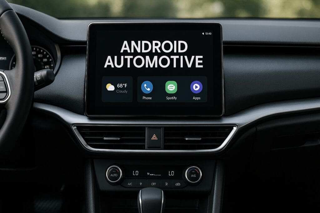 Android Automotive w samochodach grupy Stellantis