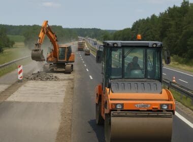Remont drogi ekspresowej S8